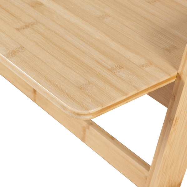 Psací stůl Härryda bambus 107x47x81 cm přírodní [en.casa]