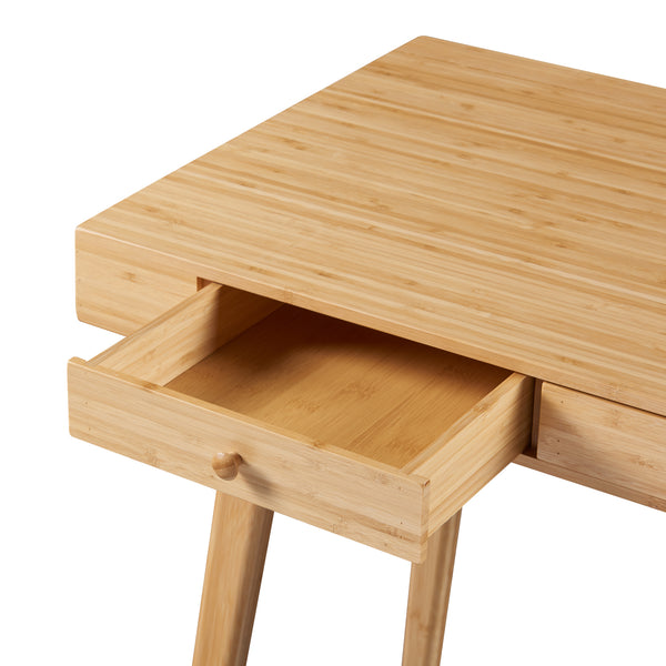 Psací stůl Hässleholm Bambus 100x50x75cm Přírodní [en.casa]