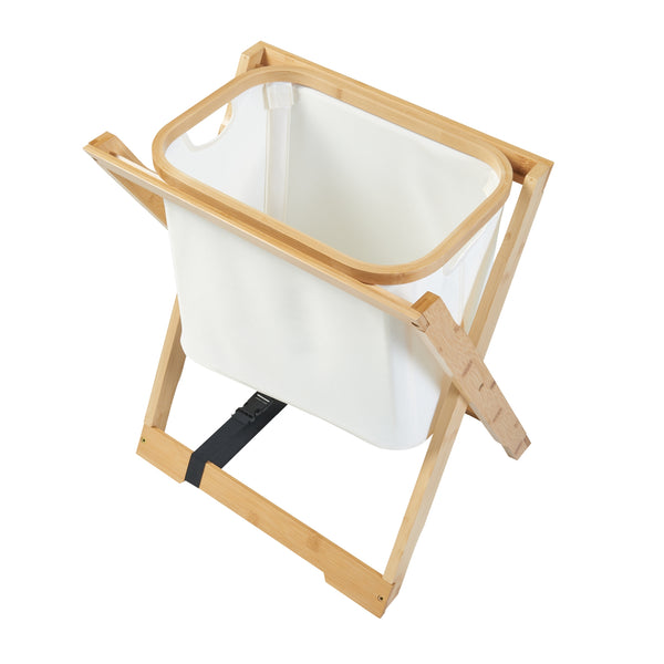 Piknikový stůl Hattfjelldal 53x48x32cm Bambus [en.casa]