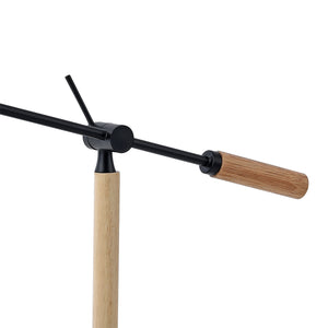 Stolní lampa Watford černá / barva dřeva [lux.pro]