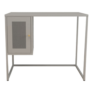 Psací stůl Sund ocel 75x100x50 cm šedý [en.casa]