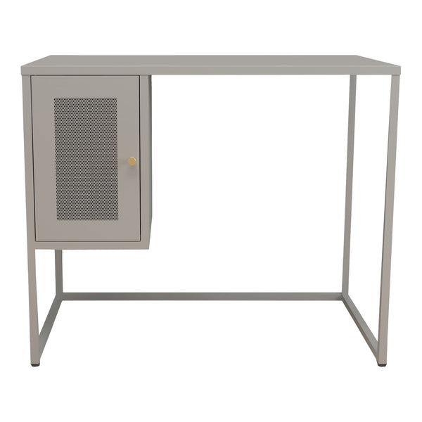 Psací stůl Sund ocel 75x100x50 cm šedý [en.casa]
