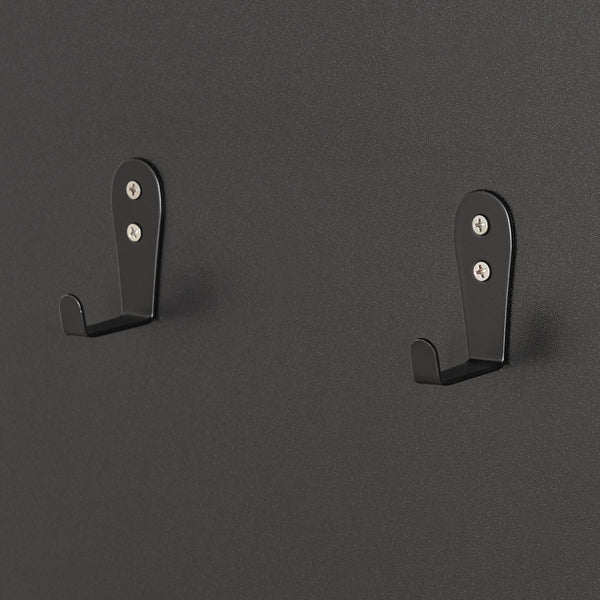 Garderobní panel Helsinge se zrcadlem 140x60x16 cm [en.casa]