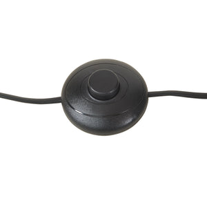 Stojací lampa Barton 2-plamenná kov 159 cm černá [lux.pro]