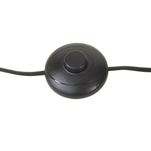 Stojací lampa Barton 2-plamenná kov 159 cm černá [lux.pro]