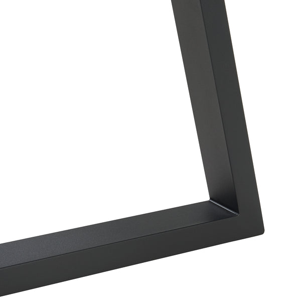 Stolní rám sada 2 ks Lyngby 72x55/70cm černý [en.casa]