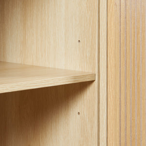 Sideboard Landskrona 115x40x90 cm dubový vzhled [en.casa]