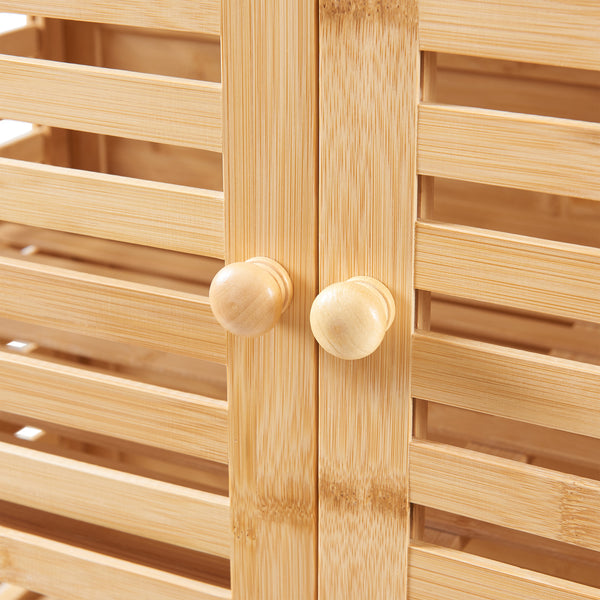 Koupelnová skříňka Raurgela 180x80x40 cm bambus [en.casa]