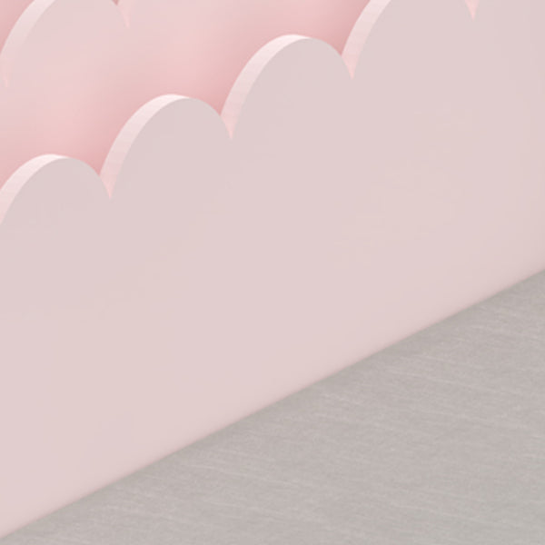 Dětská lavice s policí Vestnes 100x45x70 cm Cotton Candy/Bílá [en.casa]