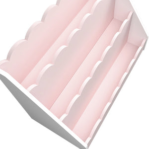 Dětský regál Vestnes 48x61x30 cm Cotton Candy/Bílá [en.casa]