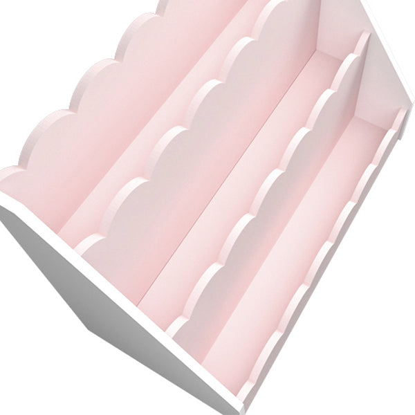 Dětský regál Vestnes 48x61x30 cm Cotton Candy/Bílá [en.casa]