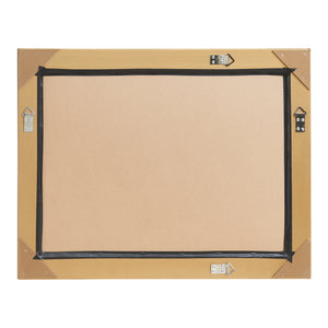 Nástěnné zrcadlo Punkalaidun v barokním stylu 80x60 cm zlaté barvy [en.casa]