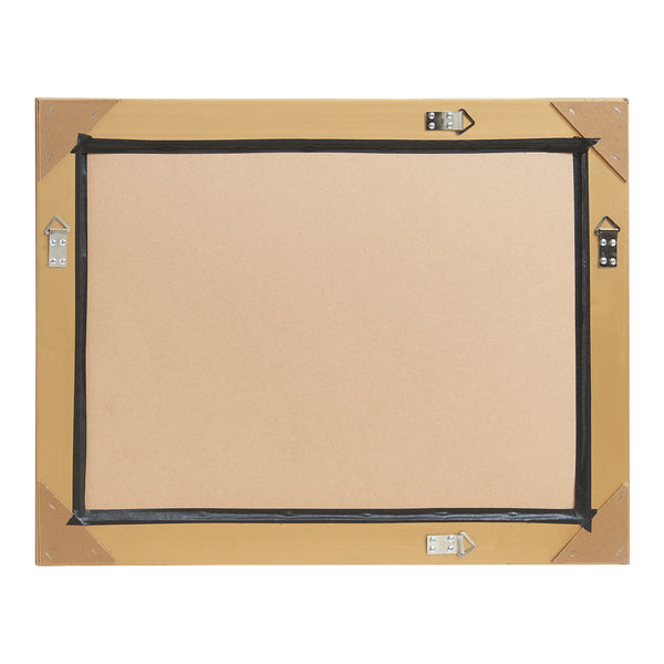 Nástěnné zrcadlo Punkalaidun v barokním stylu 80x60 cm zlaté barvy [en.casa]
