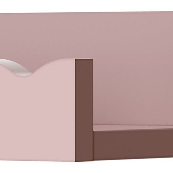 Dětský nástěnný regál 2dílná sada Vestnes 60x10x5 cm Cotton Candy [en.casa]
