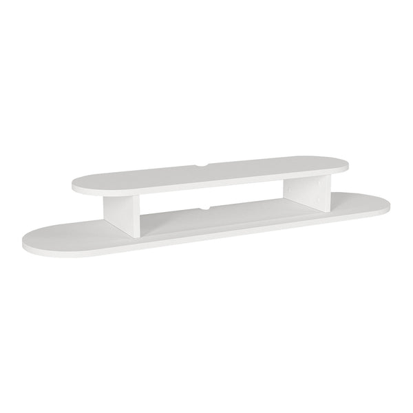 TV závěsný lowboard Targema 120x30x16 cm bílý [en.casa]