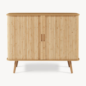 Přístavný skříň Nordkapp 100x40x80 cm bambus [en.casa]