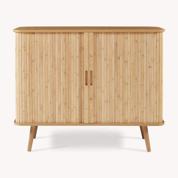 Přístavný skříň Nordkapp 100x40x80 cm bambus [en.casa]