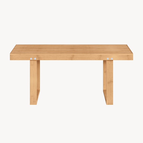 Lavice Aarela 91x41x38 cm bambus [en.casa]