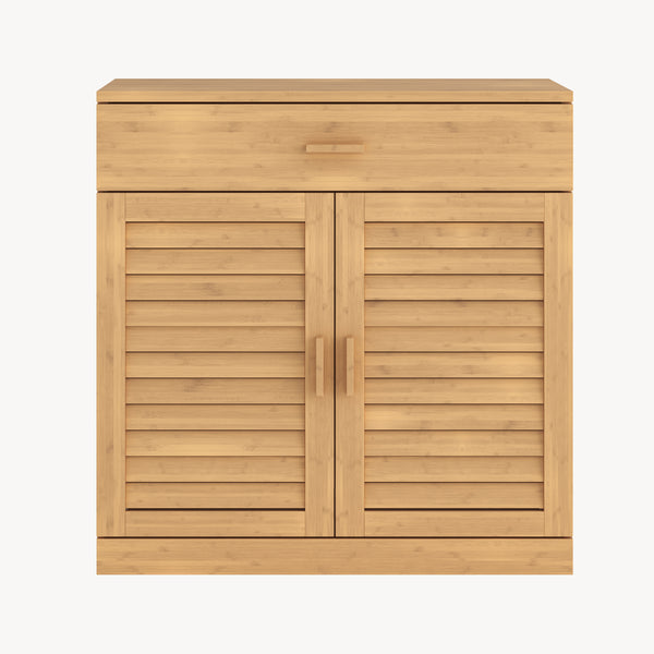 Botník Aarela 67x66x34 cm bambus [en.casa]