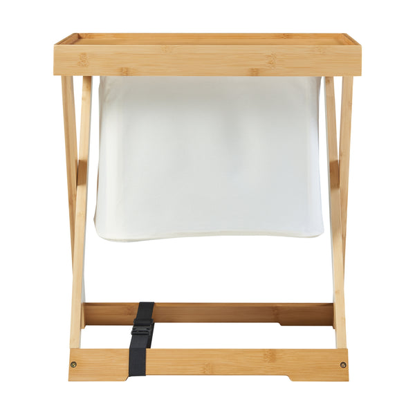Piknikový stůl Hattfjelldal 53x48x32cm Bambus [en.casa]