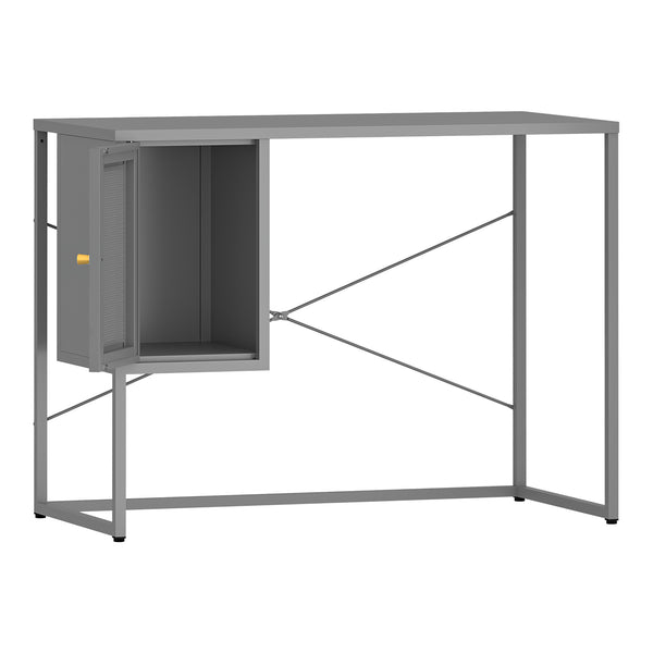 Psací stůl Sund ocel 75x100x50 cm šedý [en.casa]