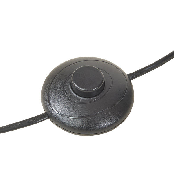 Stojací lampa Barnard kov 159 cm černá [lux.pro]