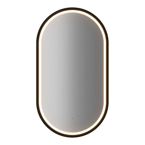 Umyvadlová skříňka Skelbolu 50x57x39 cm LED-zrcadlo dubový dekor [en.casa]
