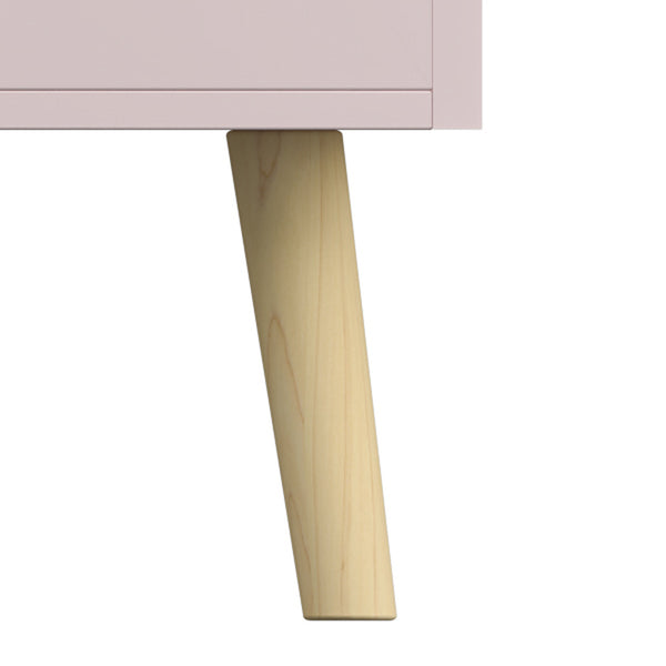 Box na hračky Vestnes 60x30x44 cm Cotton Candy/Bílá [en.casa]