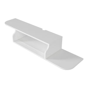 TV závěsný lowboard Kershaby 120x30x19 cm bílý [en.casa]