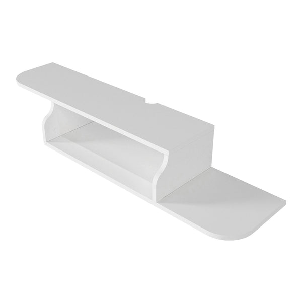 TV závěsný lowboard Kershaby 120x30x19 cm bílý [en.casa]