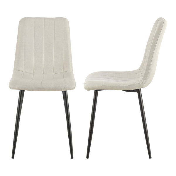 Jídelní sestava Hemnes 5dílná dubový vzhled/bežová [en.casa]