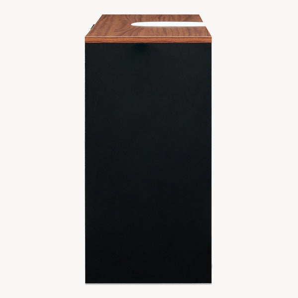 Skříňka pod umyvadlo Trond 60x66x30 cm Černá/optika ořechu [en.casa]
