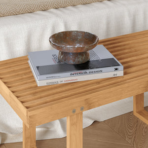 Lavice Aarela 91x41x38 cm bambus [en.casa]