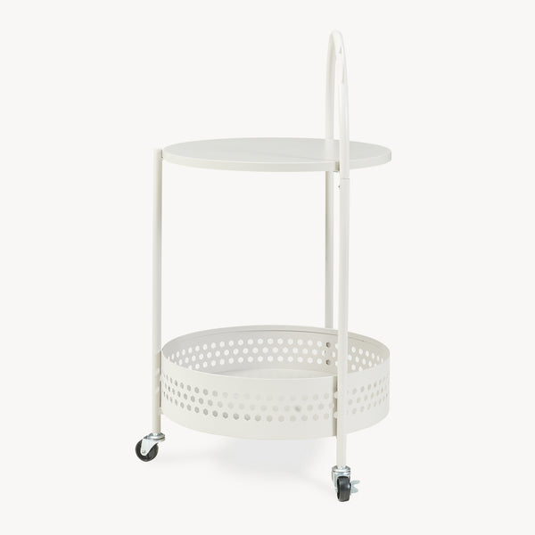 Servírovací vozík Jässaatka ocel 76x40 cm šedý [en.casa]