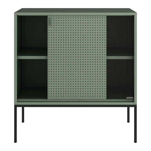 Sideboard Eidsvoll 80x45x85cm Zelená [en.casa]