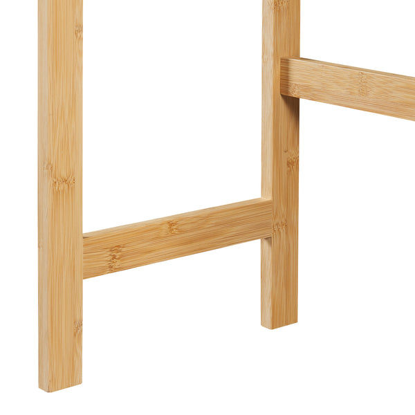 Koupelnová police Haugesund 158x60x26 cm bambus [en.casa]