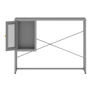 Psací stůl Sund ocel 75x100x50 cm šedý [en.casa]