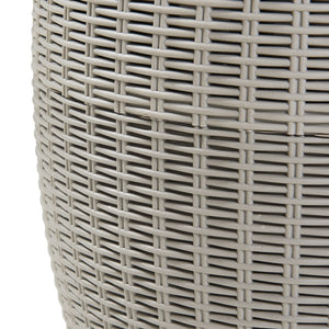 Chladicí box-stolička Avetrana 44xØ40 cm Světle hnědá [casa.pro]