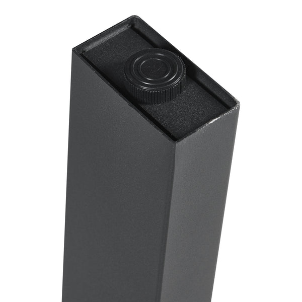 Stolní rám 2ks sada Kraftisried 72x70cm černý [en.casa]