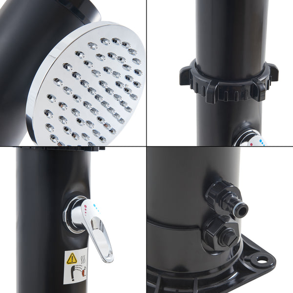 Solární sprcha Kebomi 216 cm 18 L [casa.pro]