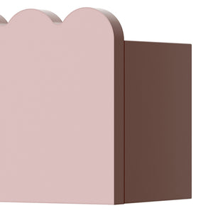 Dětský nástěnný regál 2dílná sada Vestnes 40x10x10 cm Cotton Candy [en.casa]