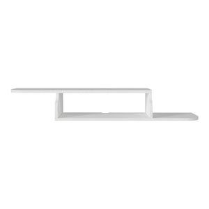 TV závěsný lowboard Kershaby 120x30x19 cm bílý [en.casa]