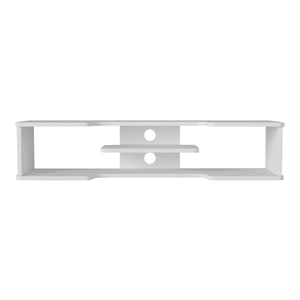 TV závěsný lowboard Yrela 120x30x26 cm bílý [en.casa]