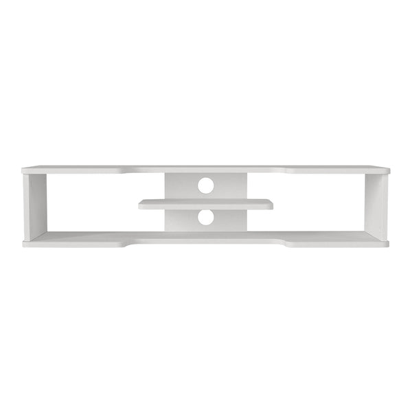 TV závěsný lowboard Yrela 120x30x26 cm bílý [en.casa]