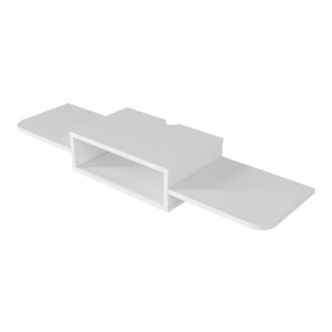 TV závěsná skříňka Tar 115x30x16 cm bílá [en.casa]
