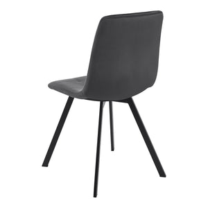 Jídelní sestava Hemnes 5dílná Dubový vzhled/Tmavě šedá [en.casa]