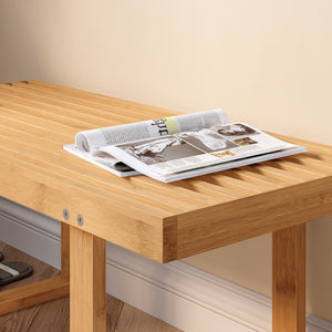 Lavice Aarela 91x41x38 cm bambus [en.casa]