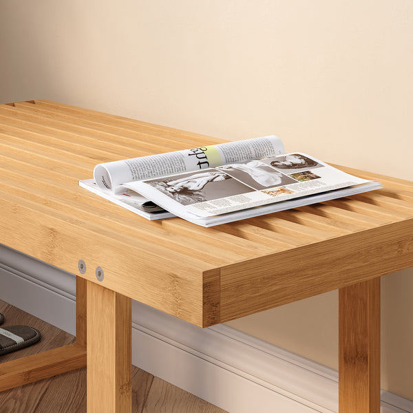 Lavice Aarela 91x41x38 cm bambus [en.casa]