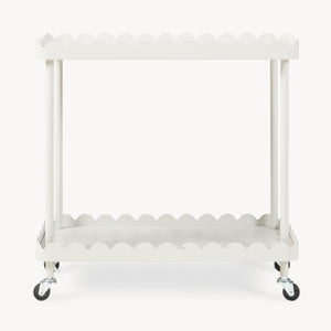 Servírovací vozík Bolmanralu 60x61x31 cm Šedý [en.casa]