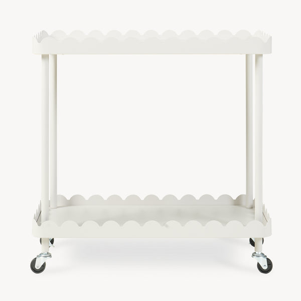 Servírovací vozík Bolmanralu 60x61x31 cm Šedý [en.casa]